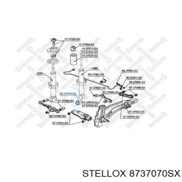 Сайлентблок амортизатора заднего GSP 514845 цена, от 4.39 USD