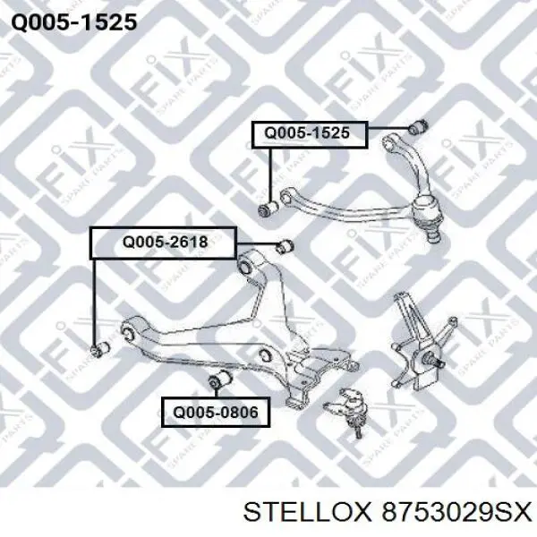 Сайлентблок переднего верхнего рычага K01134830 Hyundai/Kia