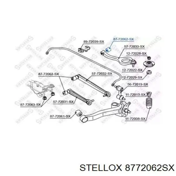 Внутренний сайлентблок заднего поперечного рычага Mitsubishi MB515165 цена, от 33.41 USD