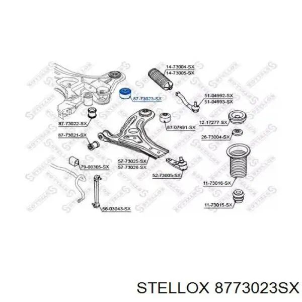 Сайлентблок 8773023SX Stellox