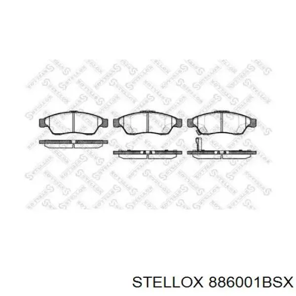 886001BSX Stellox Колодки передние