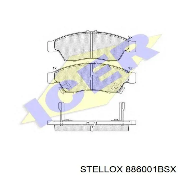 Колодки Stellox 886001BSX цена, от 26.61 USD
