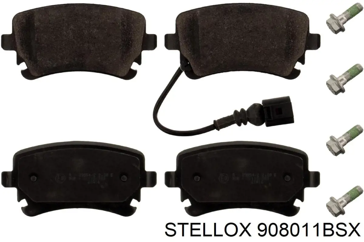 Задние тормозные колодки 908011BSX Stellox