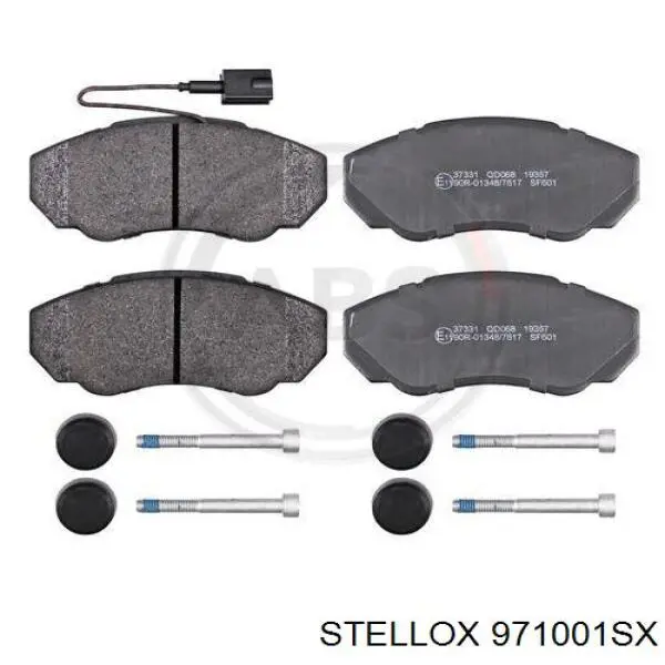 Купить 971001SX Stellox Колодки тормозные
