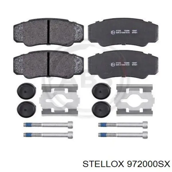 Купить 972000SX Stellox Колодки тормозные задние, дисковые