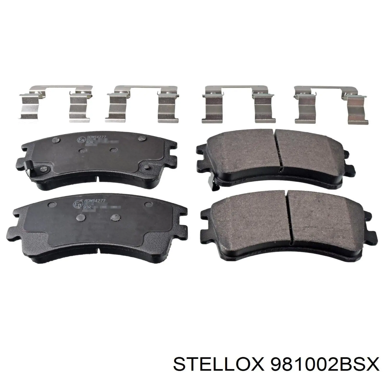 981 002B-SX Stellox колодки тормозные передние дисковые