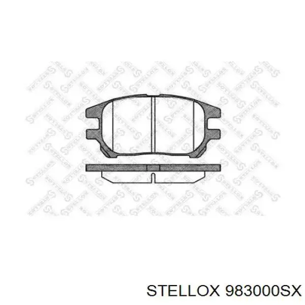 Передние тормозные колодки 983000SX Stellox