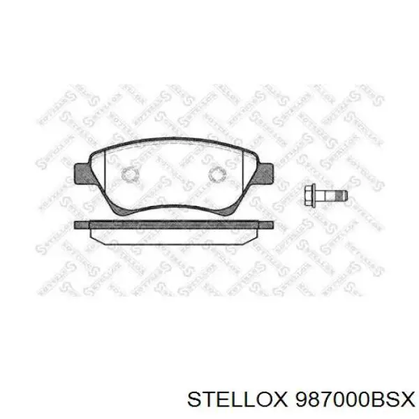 987000BSX Stellox Колодки передние
