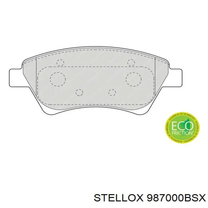 Колодки Stellox 987000BSX цена, от 17.72 USD