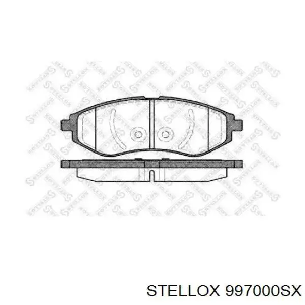 997000SX Stellox Колодки передние