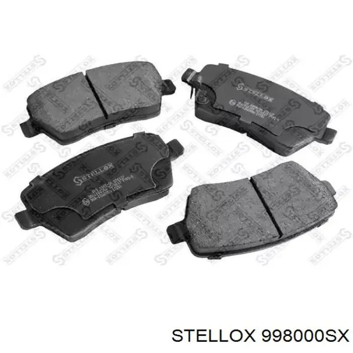 Купить 998000SX Stellox Колодки тормозные