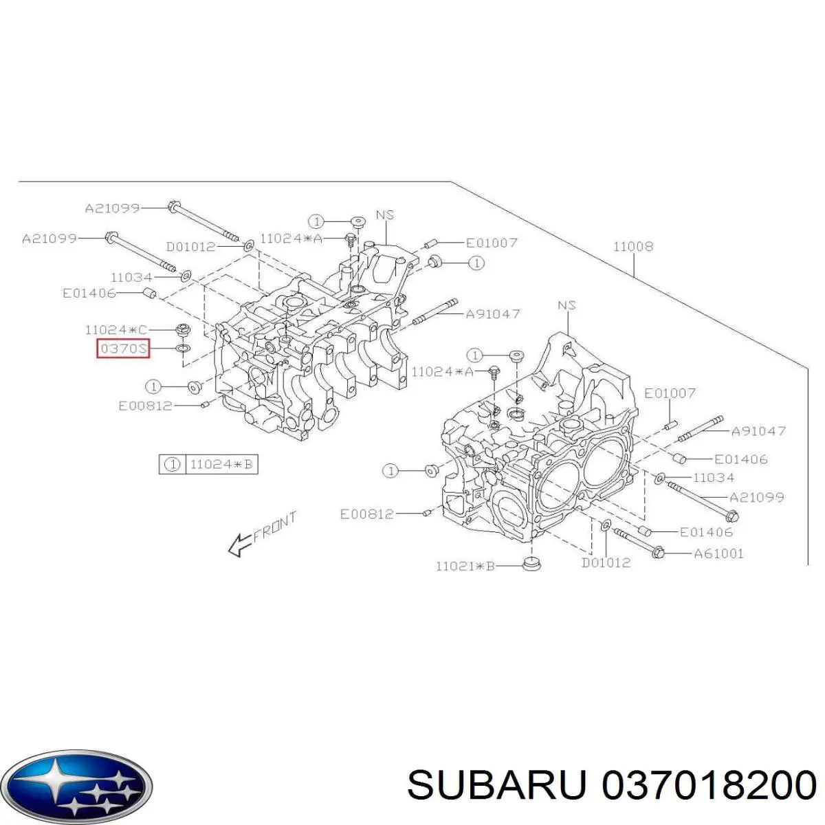  37018200 Subaru