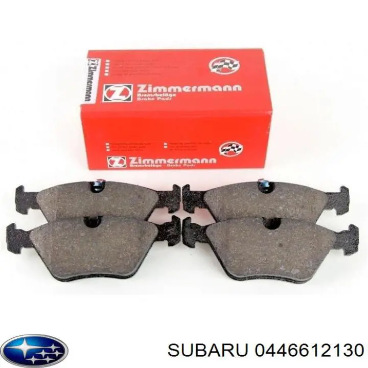 Купить 0446612130 Subaru Колодки тормозные задние, дисковые
