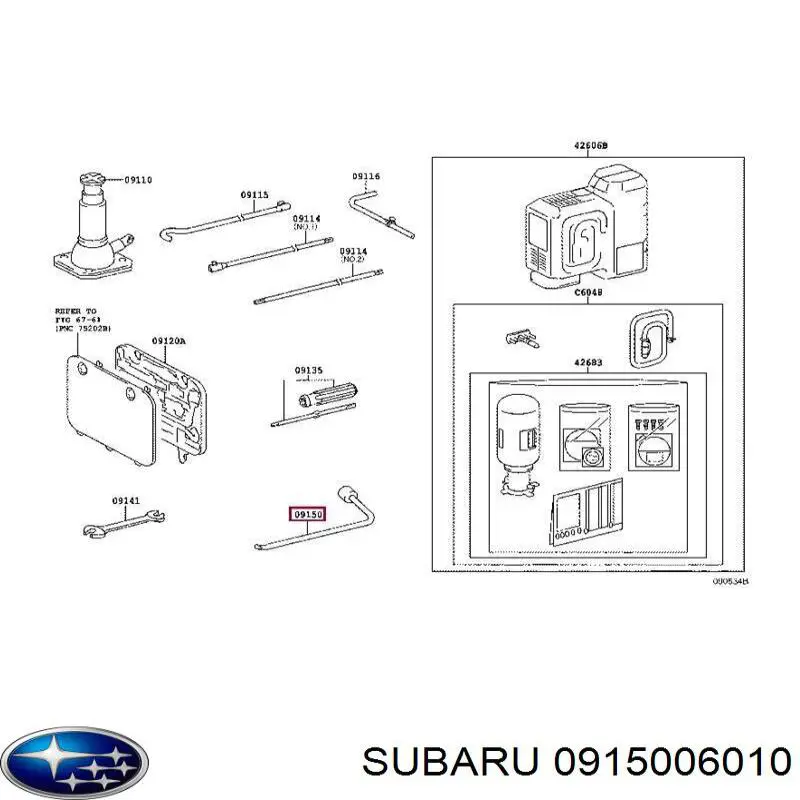  0915006010 Subaru