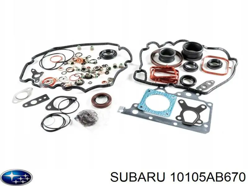 Комплект прокладок двигателя полный Subaru 10105AB670
