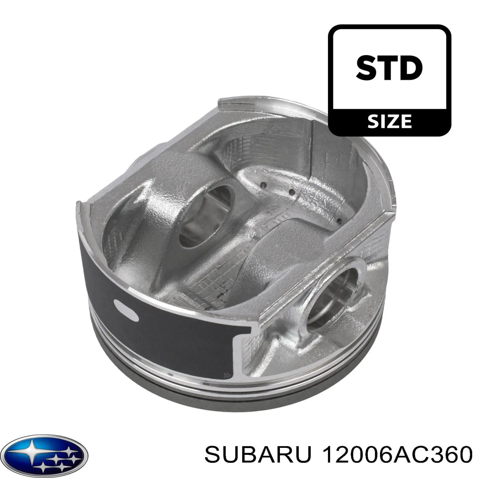 Поршень с пальцем без колец, STD Subaru 12006AC360 цена, от 25.45 USD