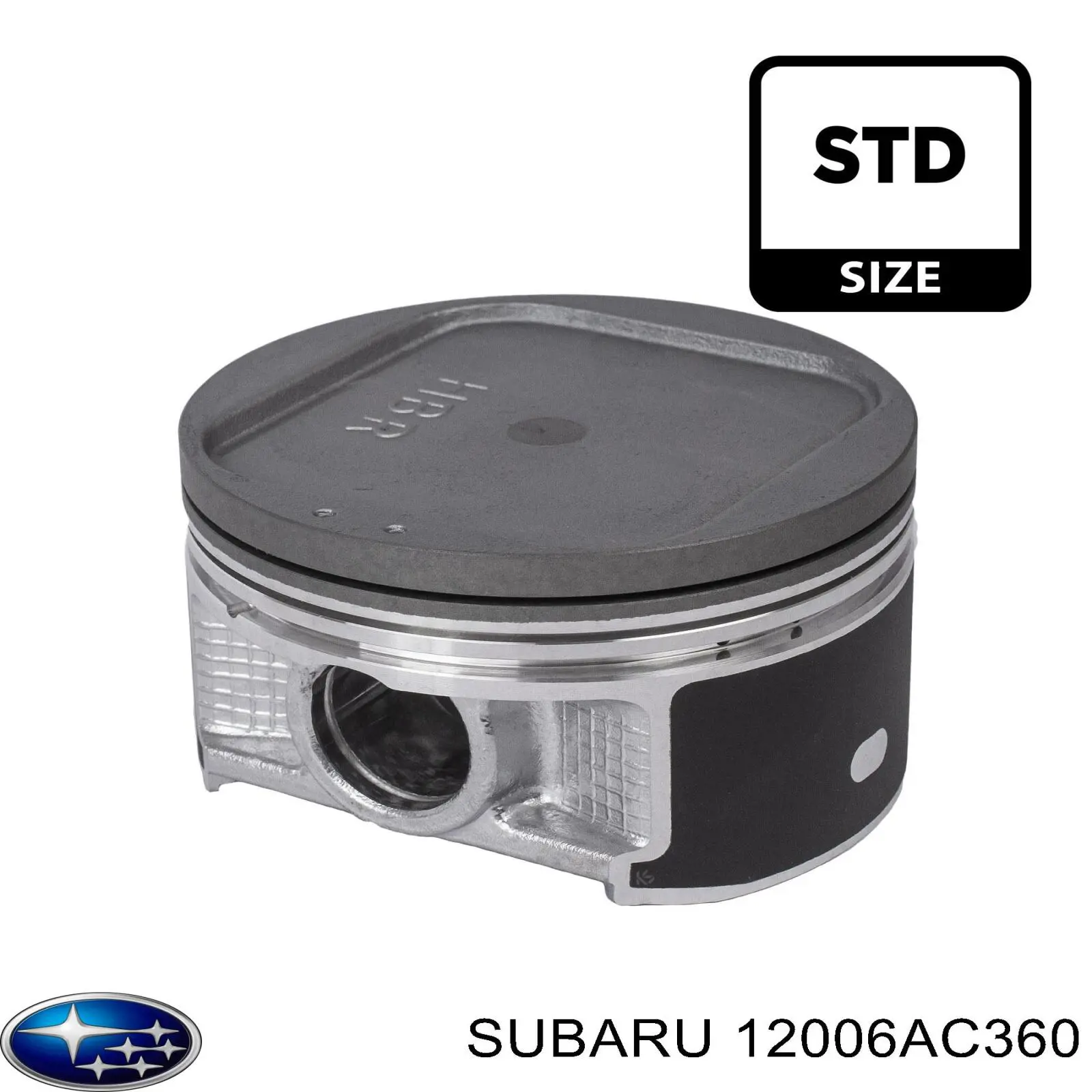 Купить 12006AC360 Subaru Поршень с пальцем без колец, стандарт