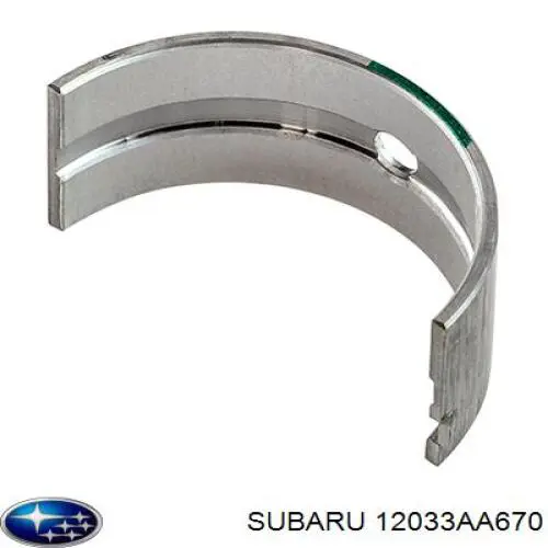 12033AA670 Subaru кольца поршневые на 1 цилиндр, std.
