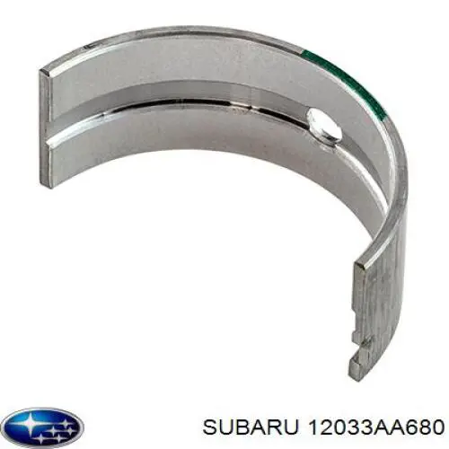 Кольца поршневые комплект на мотор, 1-й ремонт (+0,25) Subaru 12033AA680