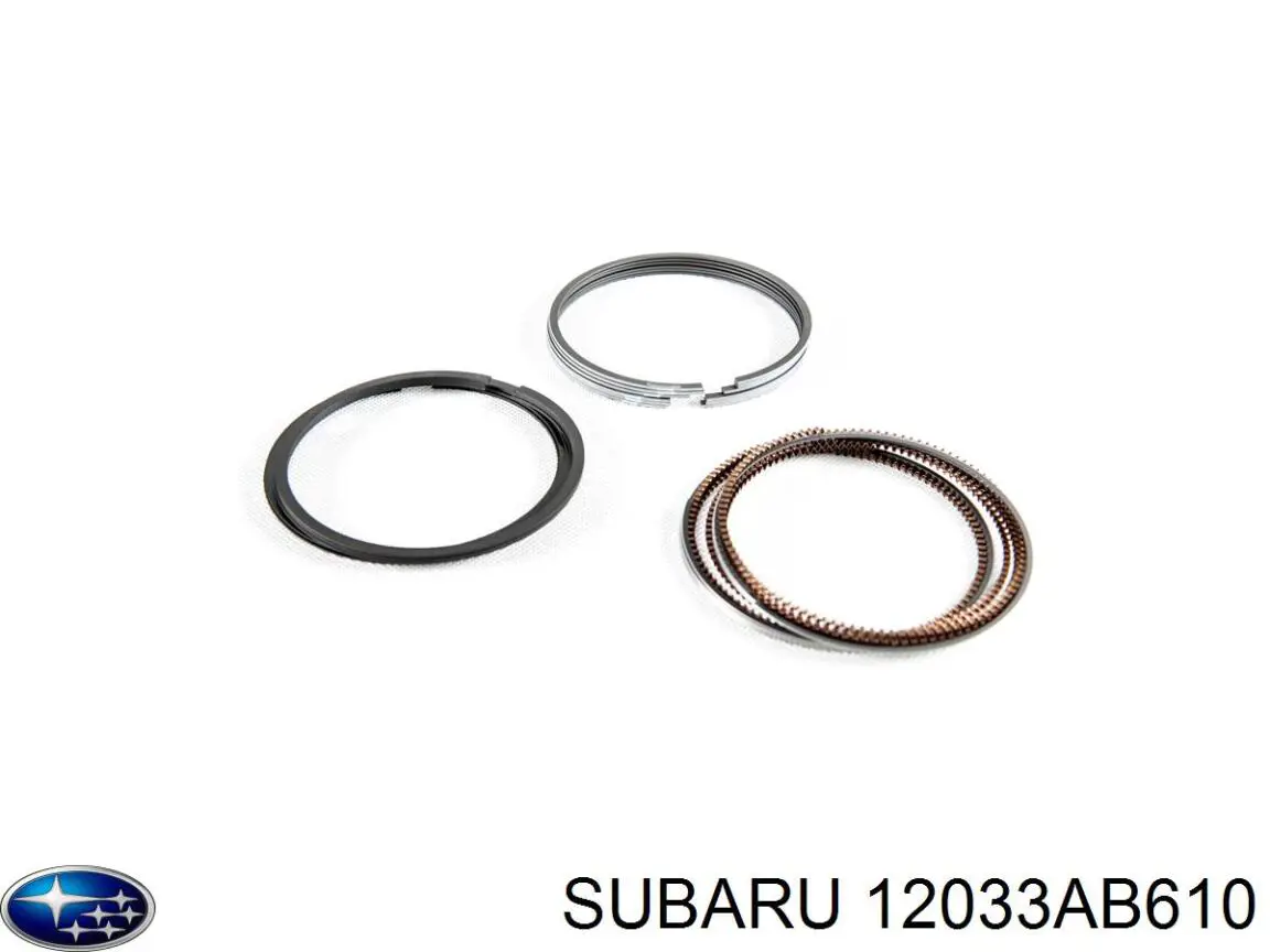 Кольца поршневые комплект на мотор, STD. Subaru 12033AB610