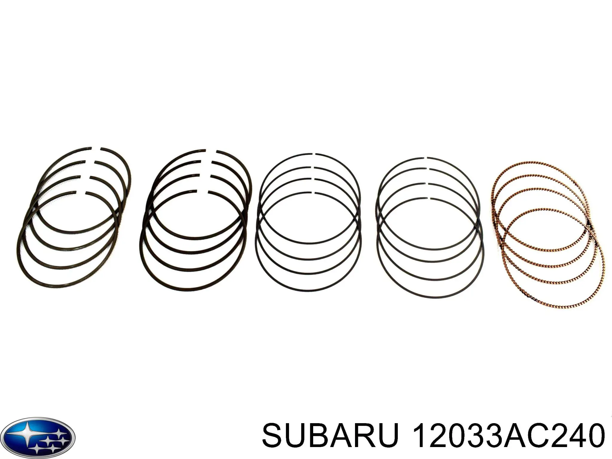 12033AC240 Subaru Комплект поршневых колец, STD