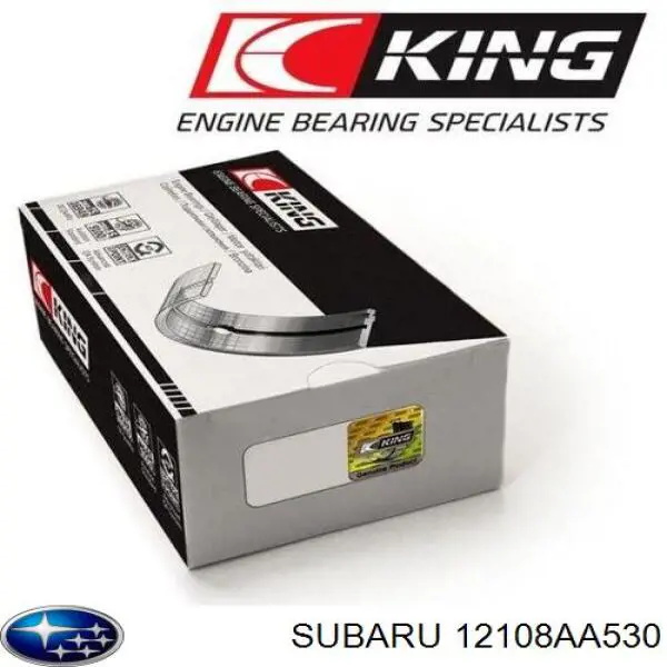 Шатунные вкладыши коленчатого вала Subaru 12108AA530 цена, от 14.25 USD
