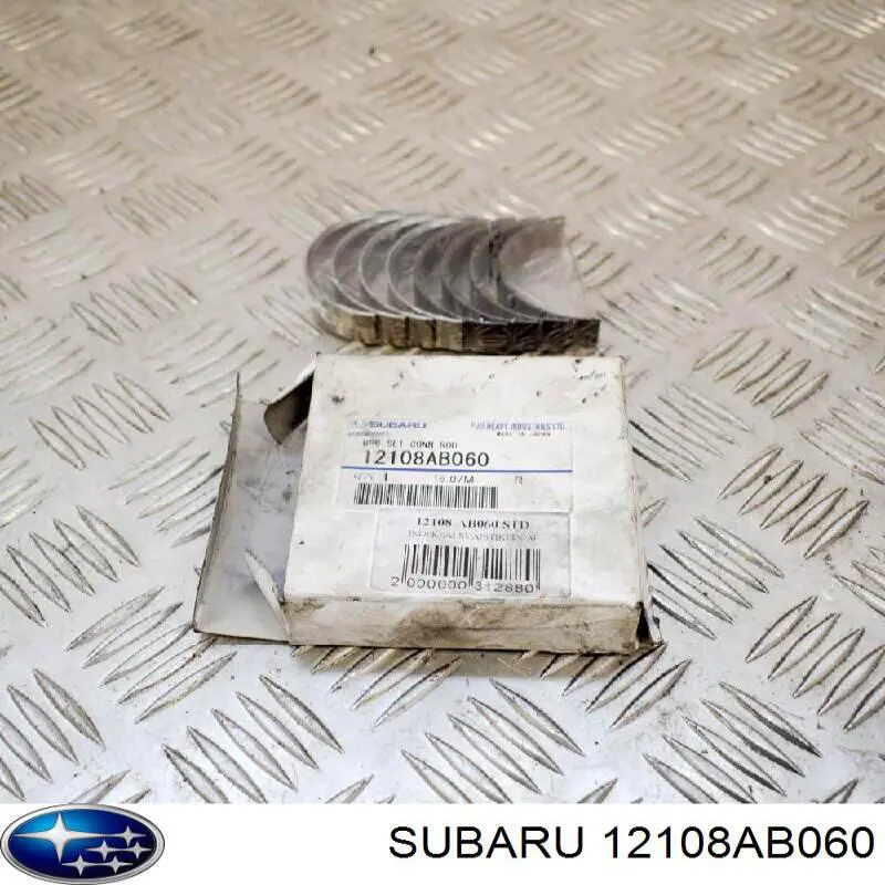 12108AB060 Subaru folhas inseridas de cambota de biela, kit, padrão (std)