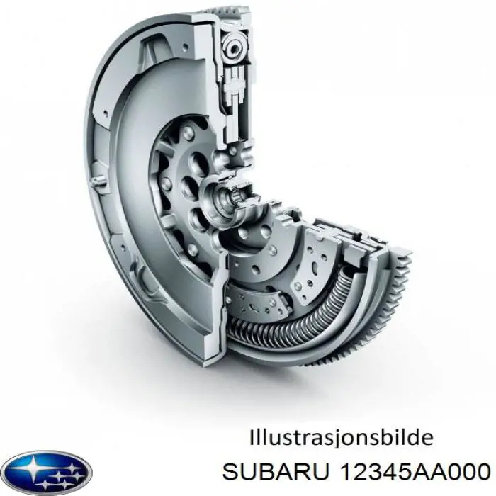 Маховик двигателя Subaru 12345AA000