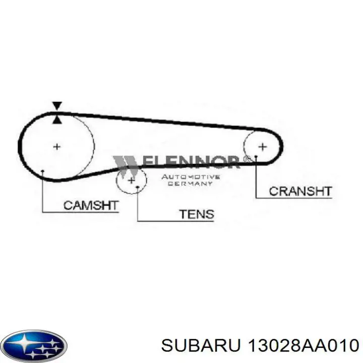 Купить 13028AA010 Subaru Ремень газораспределительного механизма