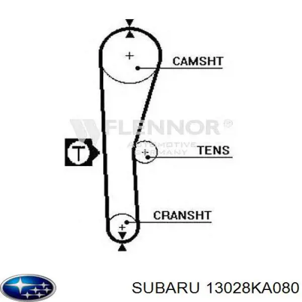 Ремень ГРМ 13028KA080 Subaru