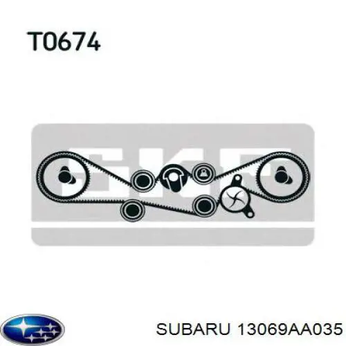 Ролик ГРМ 13069AA035 Subaru