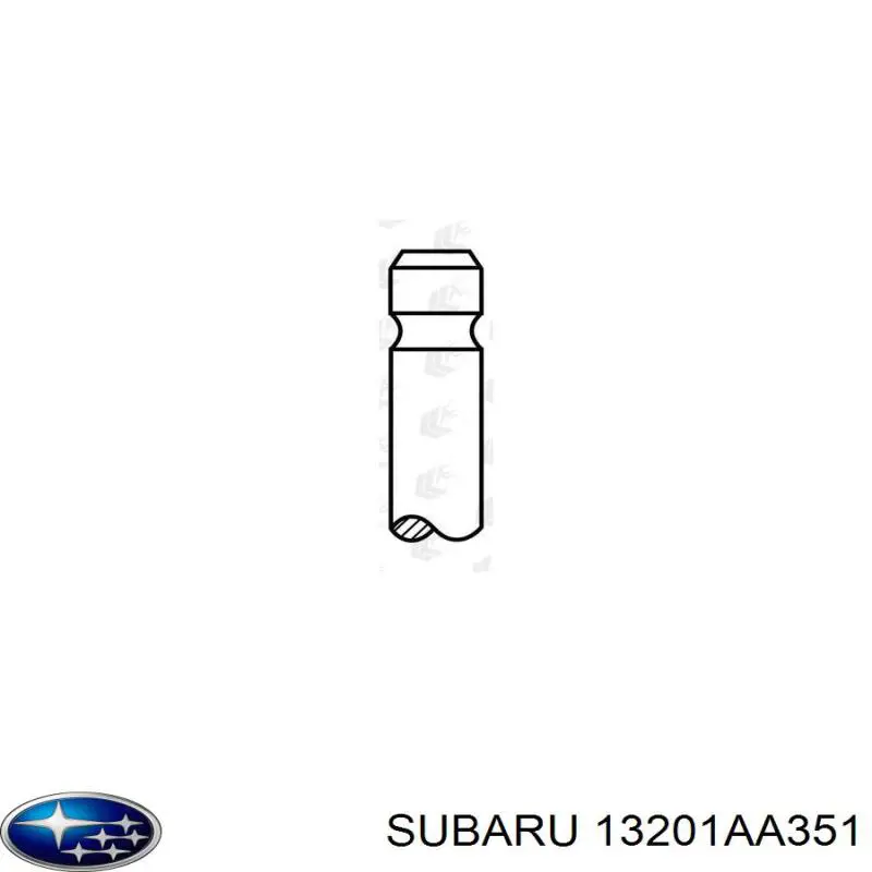 Впускной клапан 13201AA352 Subaru