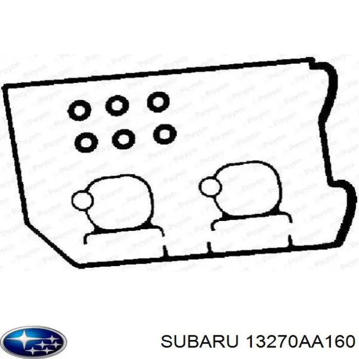 Купить 13270AA160 Subaru Прокладка клапанной крышки двигателя правая