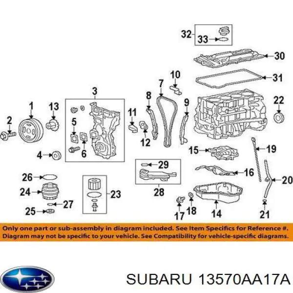  13570AA17A Subaru