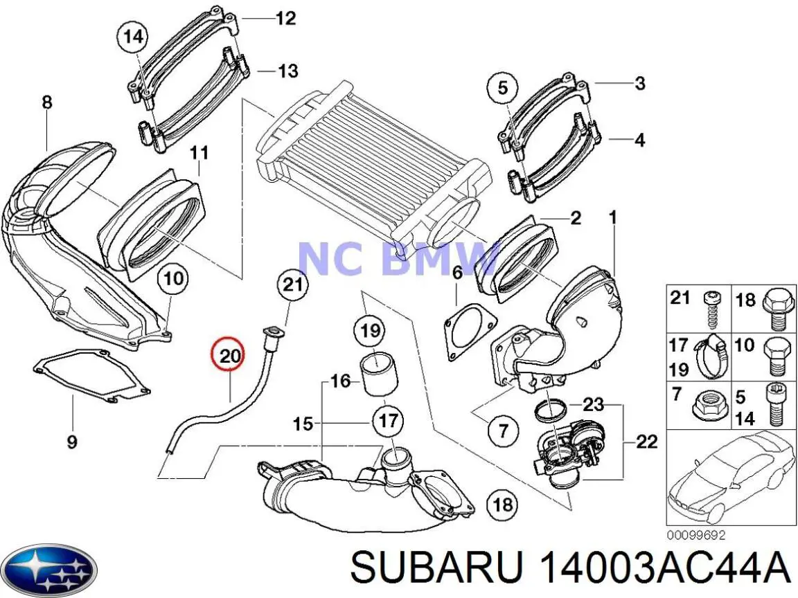 14003AC44A Subaru 