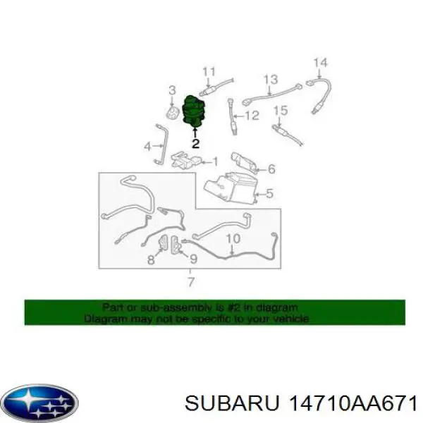  14710AA671 Subaru