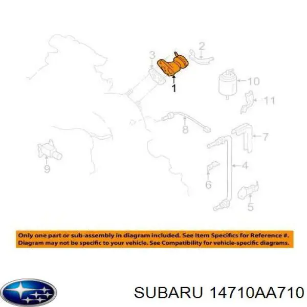  14710AA710 Subaru