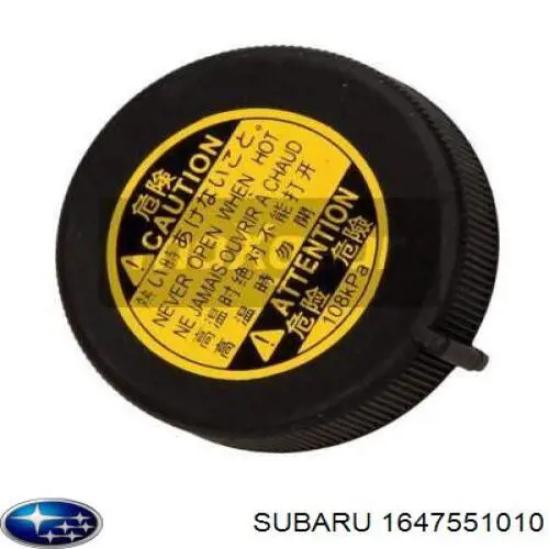 Крышка (пробка) расширительного бачка Subaru 1647551010