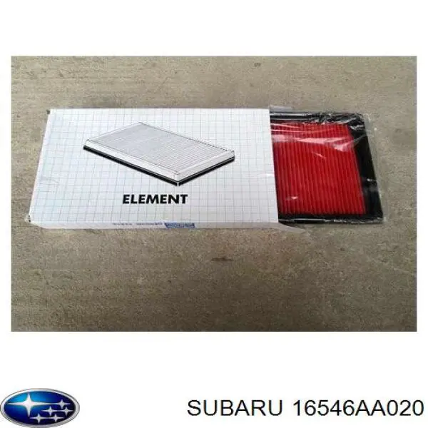 Filtro de aire 16546AA020 Subaru