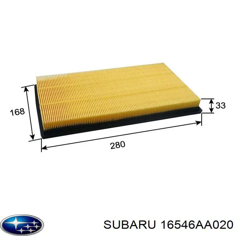 Фильтр воздушный Subaru 16546AA020