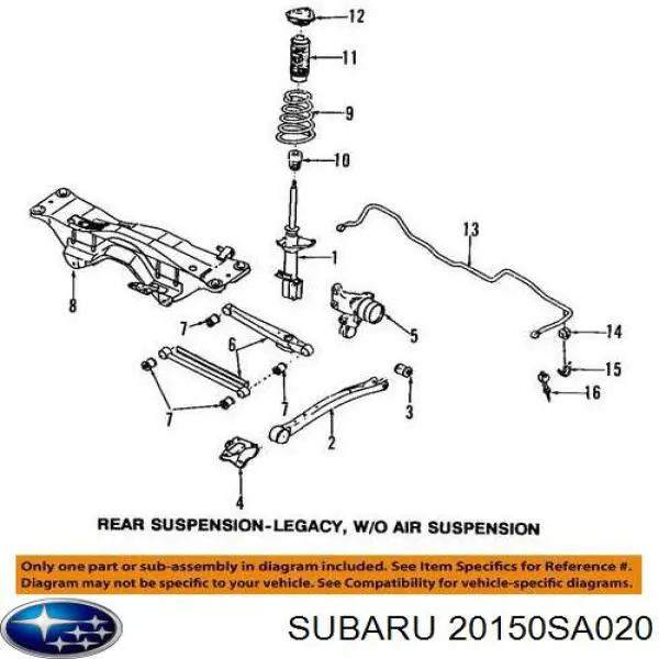  20150SA020 Subaru