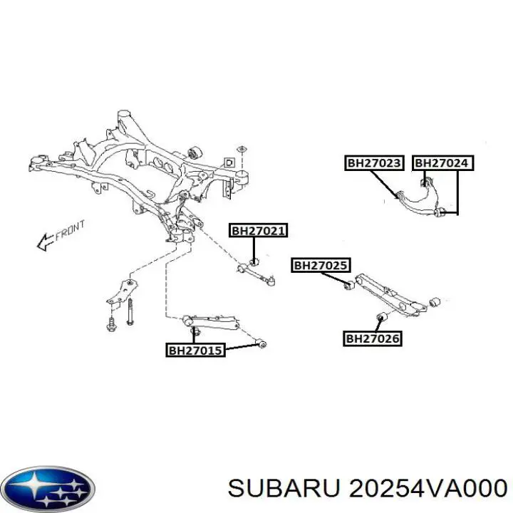  Subaru 20254VA000 цена, от 12.57 USD