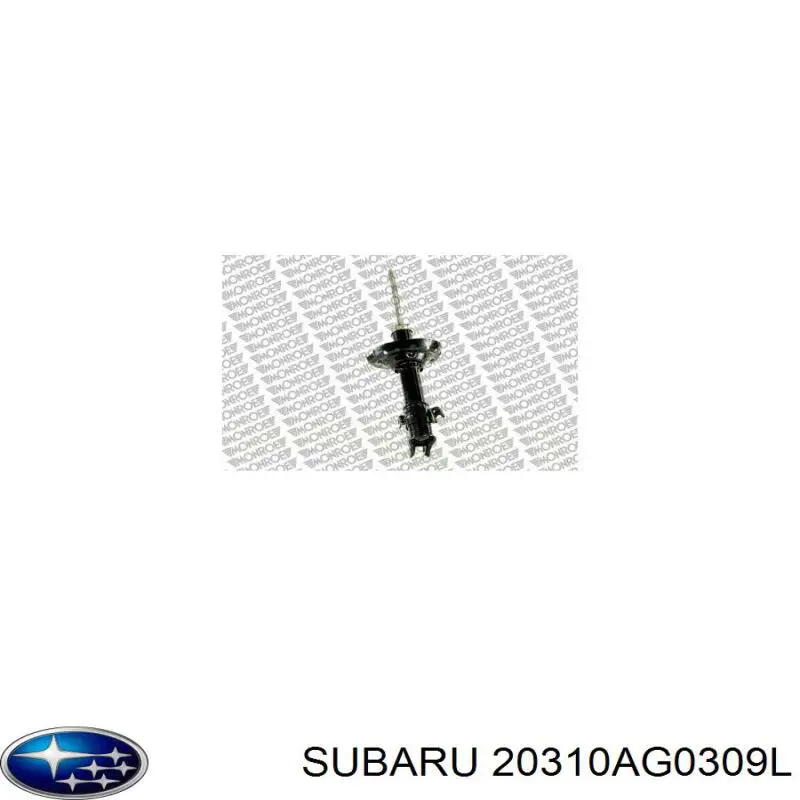 Амортизатор передней подвески левой Subaru 20310AG0309L цена, от 39.16 USD