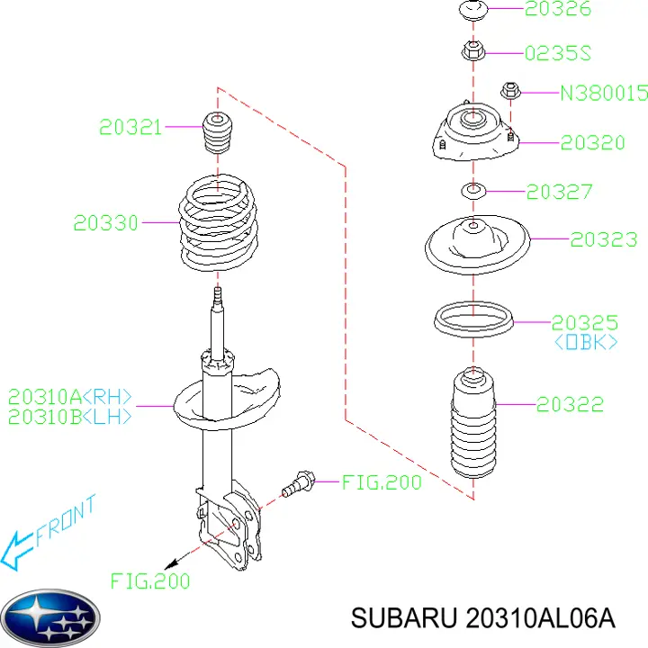  20310AL00A Kayaba