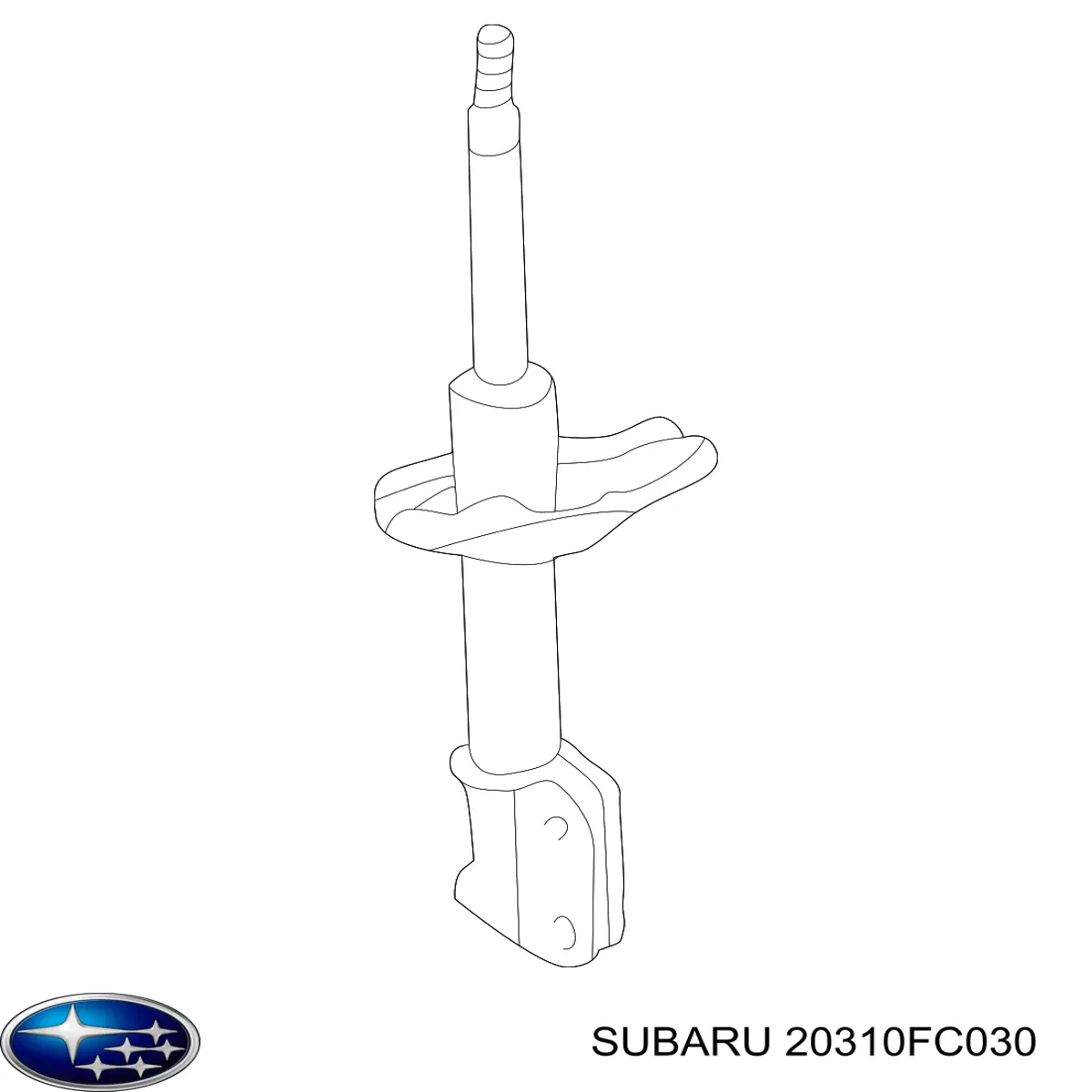 Амортизатор передней подвески левой Subaru 20310FC030 цена, от 41.12 USD