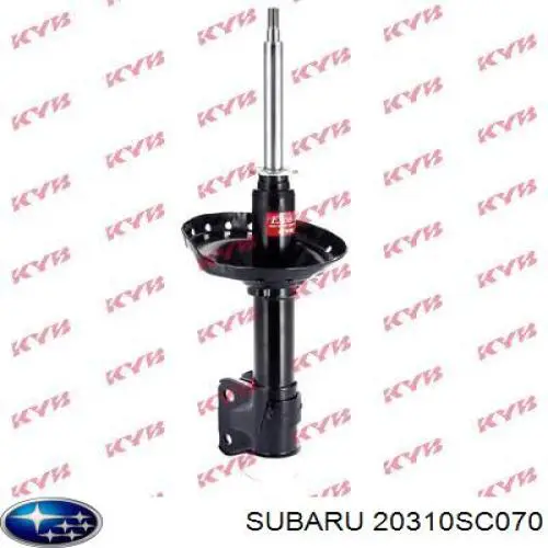 20310SC070 Subaru amortecedor dianteiro esquerdo