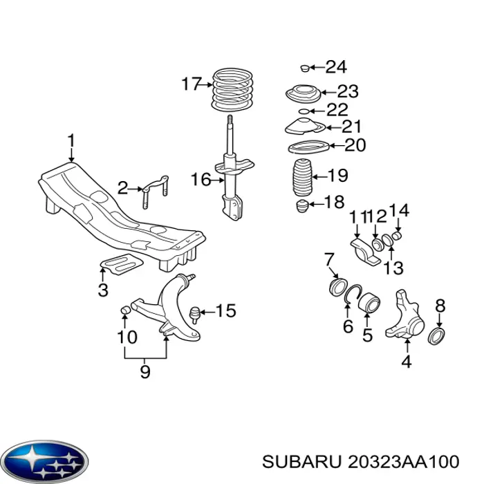 Опорная чашка передней пружины верхняя Tenacity ASMSB1008 цена, от 8.79 USD
