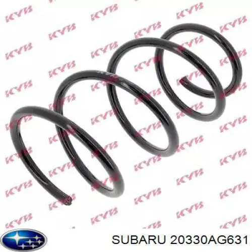 Пружина амортизатора передняя Subaru 20330AG631 цена, от 60.73 USD