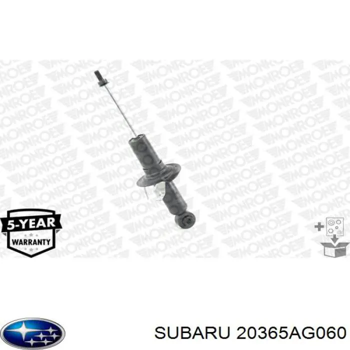 Стойка амортизатора задняя Subaru 20365AG060 цена, от 31.74 USD