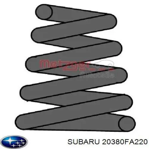 20380FA220 Subaru mola traseira